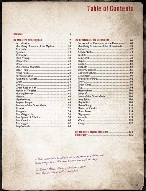 S. Petersens Field Guide to Lovecraftian Horrors