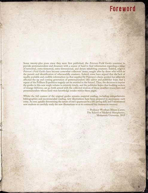 S. Petersens Field Guide to Lovecraftian Horrors